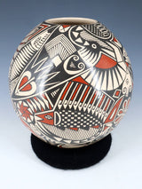 Hand Coiled Mata Ortiz Paquime Pottery Vase