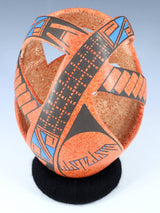 Mata Ortiz Hand Coiled Pottery Vase