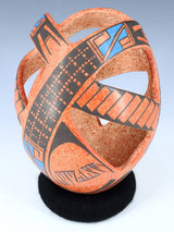 Mata Ortiz Hand Coiled Pottery Vase