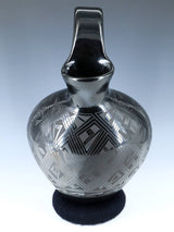 Mata Ortiz Black Pottery Wedding Vase