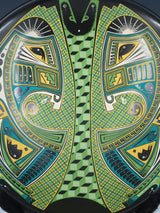 Mata Ortiz Hand Coiled and Painted Paquime Pottery Plate - PuebloDirect.com