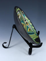 Mata Ortiz Hand Coiled and Painted Paquime Pottery Plate - PuebloDirect.com