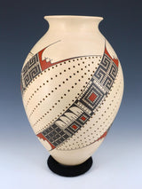 Mata Ortiz Hand Coiled Pottery Vase - PuebloDirect.com