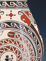 Poterie enroulée à la main Mata Ortiz avec support