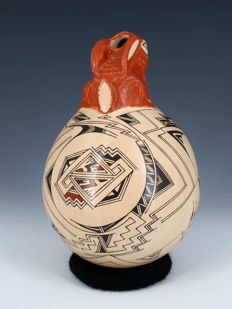 Mata Ortiz Hand Coiled Rabbit Effigy Pottery - PuebloDirect.com