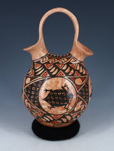 Mata Ortiz Pottery Hand Coiled Wedding Vase - PuebloDirect.com