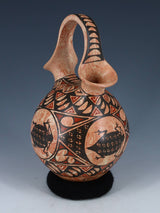 Mata Ortiz Pottery Hand Coiled Wedding Vase - PuebloDirect.com