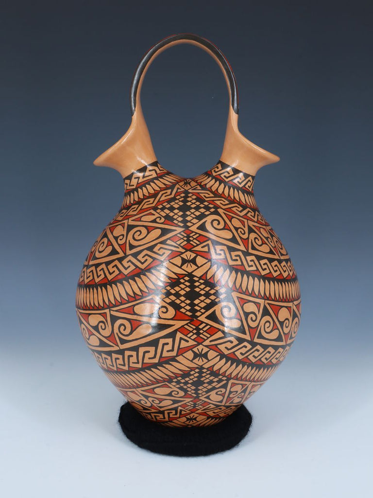 Mata Ortiz Pottery Wedding Vase - PuebloDirect.com