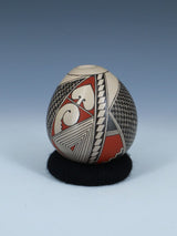 Mata Ortiz Hand Coiled Pottery Seed Pot - PuebloDirect.com