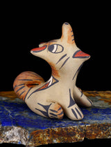 Santa Clara Pueblo Pottery Coyote Figurine - PuebloDirect.com