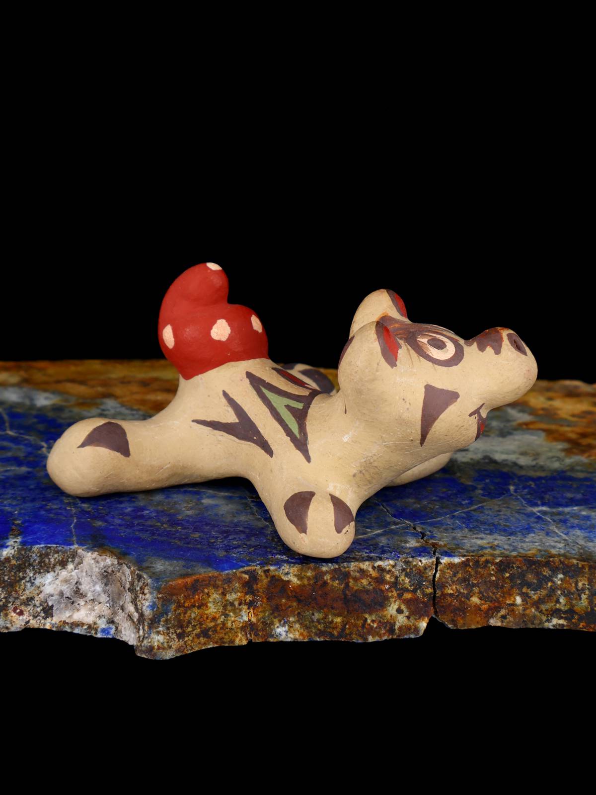Santa Clara Pueblo Pottery Pig Figurine - PuebloDirect.com