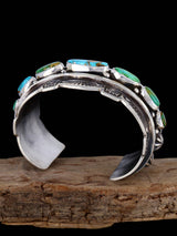 Navajo Jewelry Natural Royston Turquoise Cuff Bracelet - PuebloDirect.com