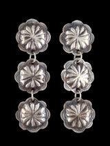 Navajo Sterling Silver Post Earrings - PuebloDirect.com