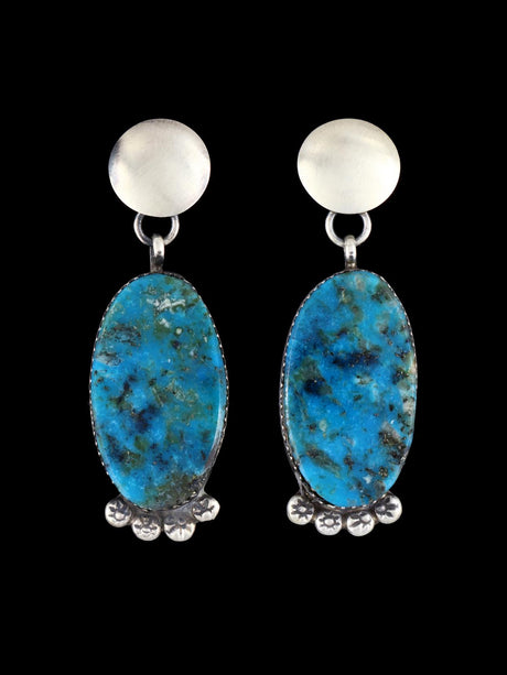 Native American Jewelry Turquoise Post Earrings - PuebloDirect.com