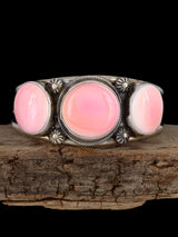 Native American Jewelry Pink Conch Cuff Bracelet
