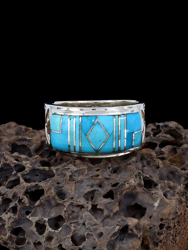 Turqoise Inlay Rings Native American Jewelry | PuebloDirect.com