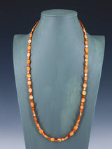 28" Navajo Single Strand Spiny Oyster Necklace - PuebloDirect.com