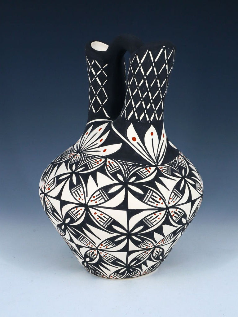 Acoma Pueblo Pottery Wedding Vase - PuebloDirect.com