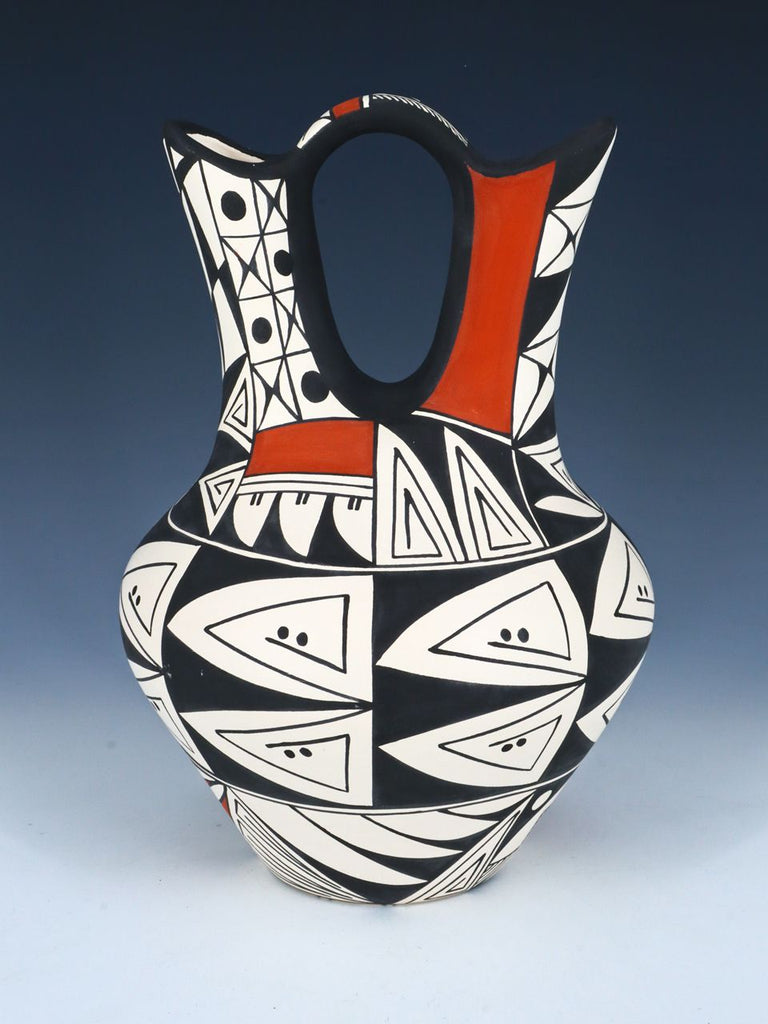 Acoma Pueblo Pottery Wedding Vase - PuebloDirect.com