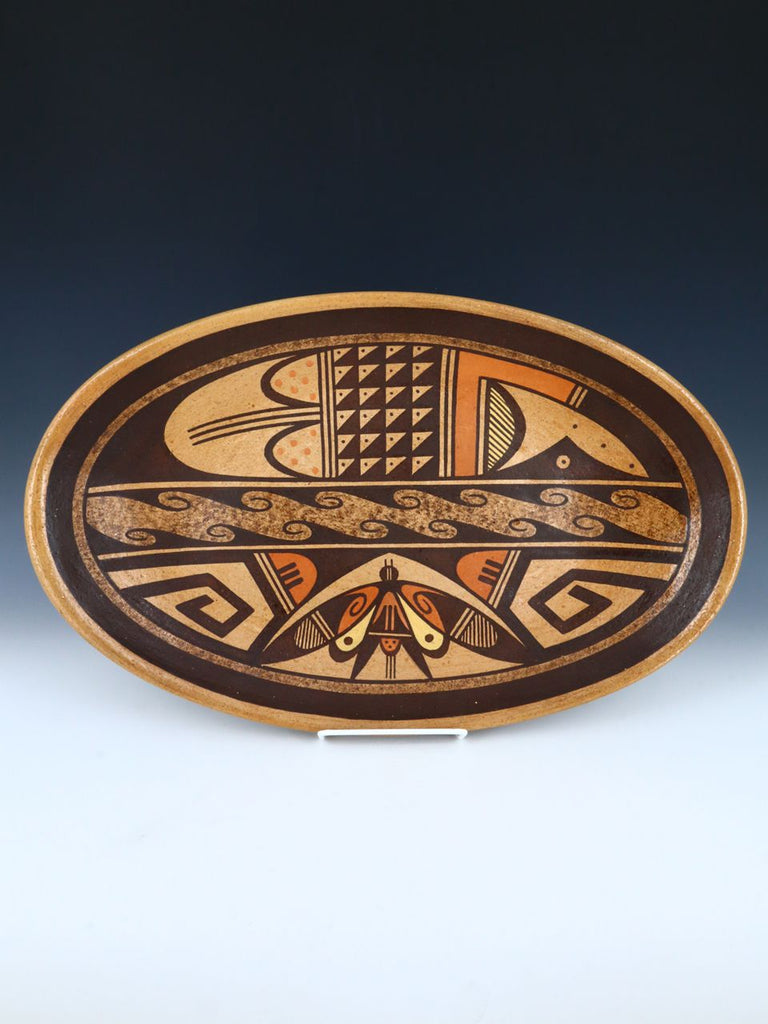 Hopi Hand Made Pottery Plate - PuebloDirect.com