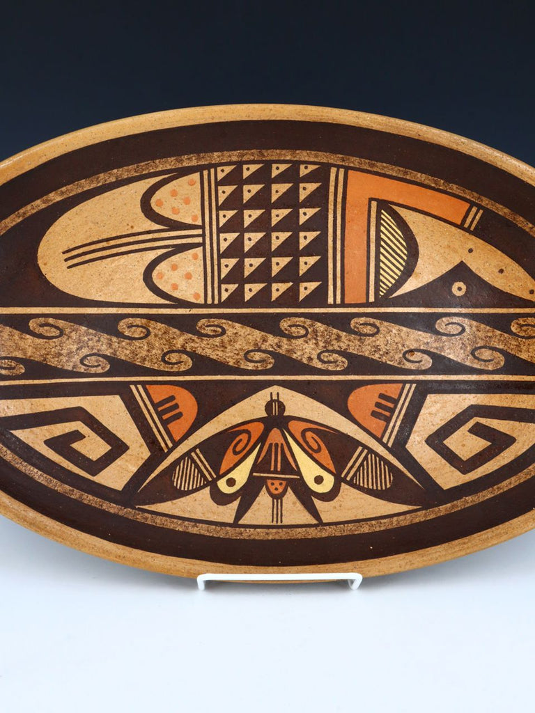 Hopi Hand Made Pottery Plate - PuebloDirect.com