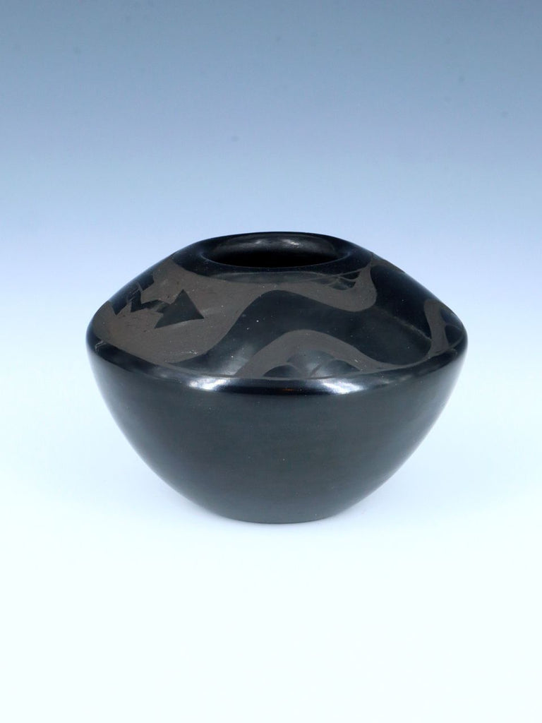 Santa Clara Hand Coiled Black Pottery - PuebloDirect.com