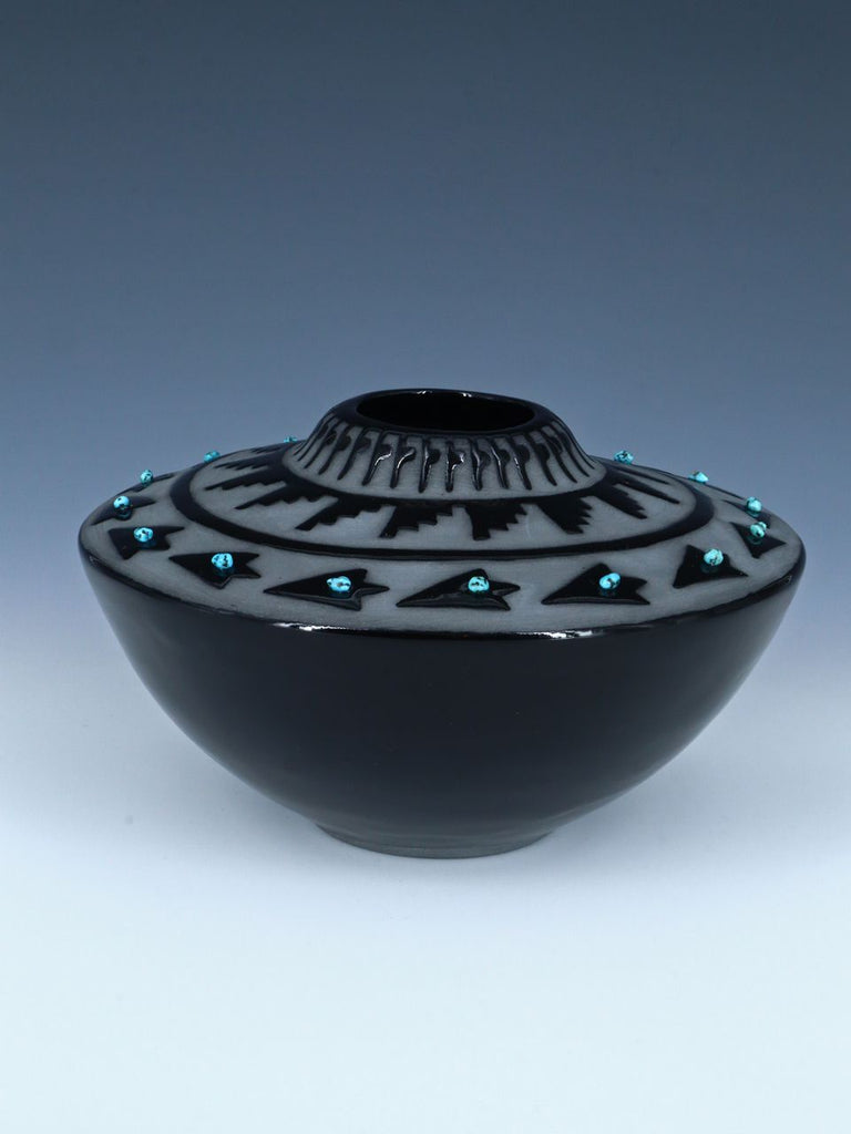 San Juan Pueblo Black Pottery - PuebloDirect.com