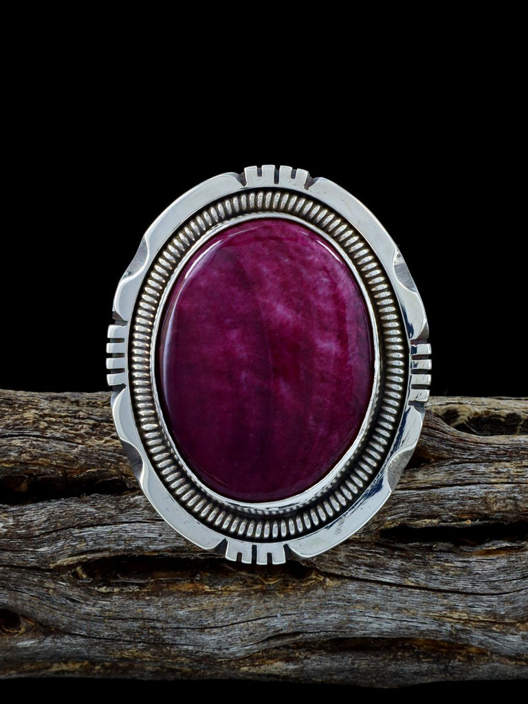 Native American Spiny Oyster Ring, Size 9 - PuebloDirect.com