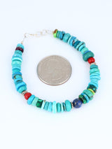 Multi Stone Single Strand Beaded Bracelet