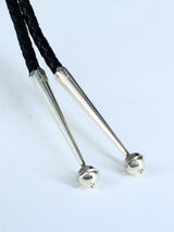 Native American Sterling Silver Montana Agate Bolo Tie