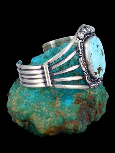 Navajo Jewelry Sterling Silver Turquoise Bracelet