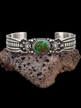 Native American Sterling Silver Royston Turquoise Cuff Bracelet
