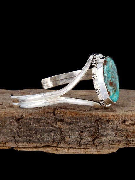 Native American Armenian Turquoise Sterling Silver Cuff Bracelet