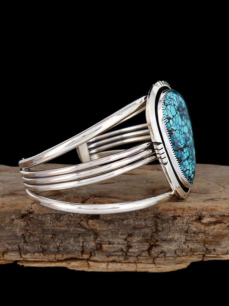 Native American Jewelry Cloud Mountain Turquoise Cuff Bracelet