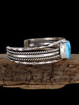 Native American Jewelry Kingman Turquoise Cuff Bracelet