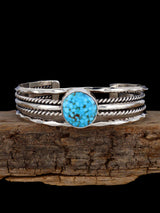Native American Jewelry Kingman Turquoise Cuff Bracelet