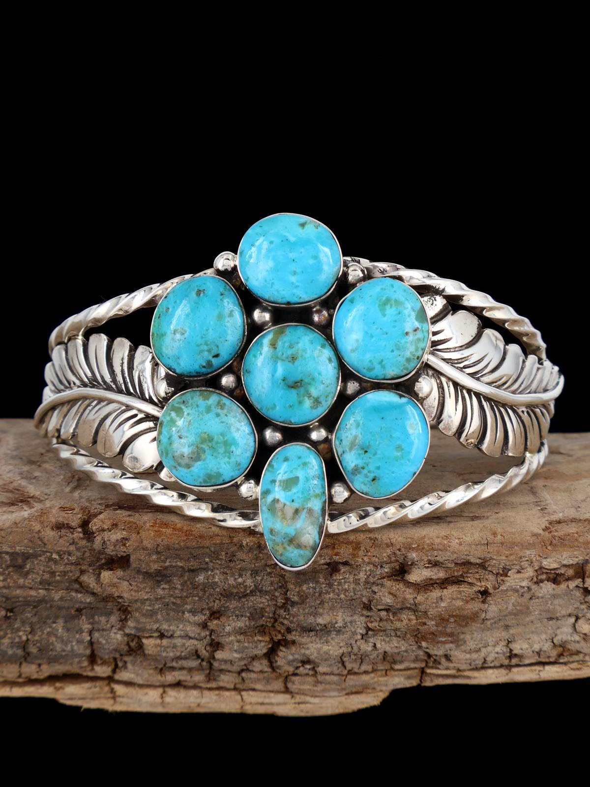 Native American Jewelry Turquoise Cuff Bracelet - PuebloDirect.com