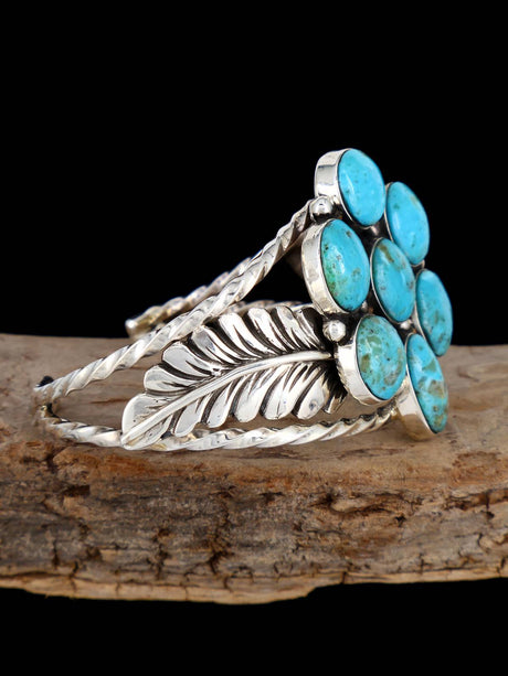 Native American Jewelry Turquoise Cuff Bracelet - PuebloDirect.com