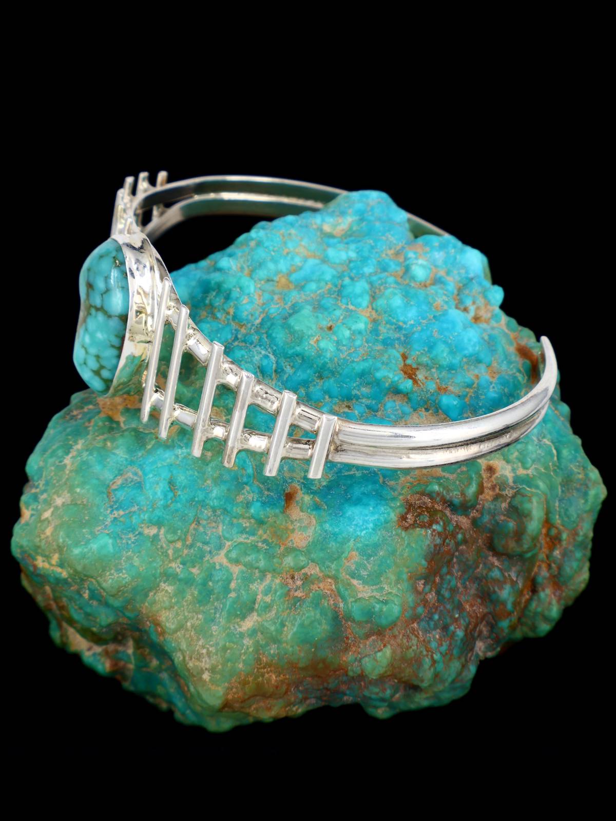 Native American Jewelry Turquoise Cuff Bracelet - PuebloDirect.com