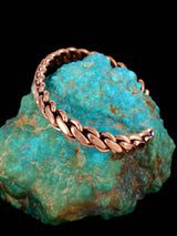 Navajo Twisted Rope Copper Cuff Bracelet - PuebloDirect.com