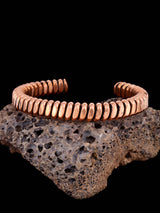 Navajo Twisted Coil Copper Cuff Bracelet - PuebloDirect.com