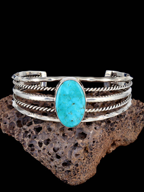 Native American Jewelry Turquoise Cuff Bracelet - PuebloDirect.com