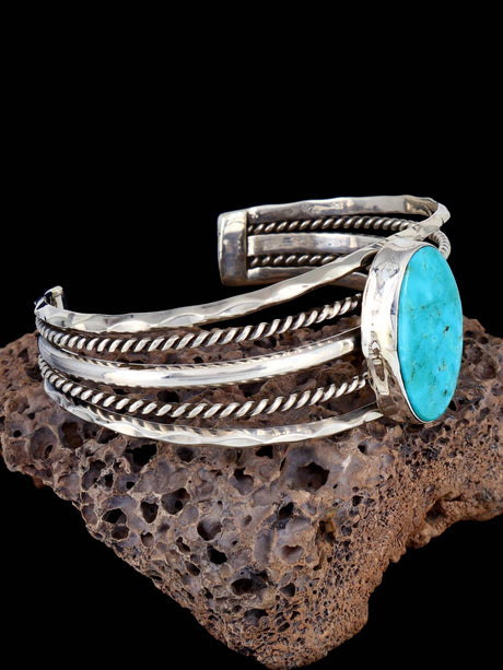 Native American Jewelry Turquoise Cuff Bracelet - PuebloDirect.com