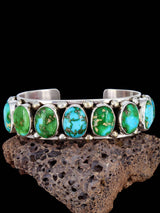 Native American Jewelry Sonoran Gold Turquoise Cuff Bracelet - PuebloDirect.com