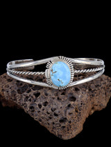 Native American Jewelry Golden Hill Turquoise Cuff Bracelet - PuebloDirect.com
