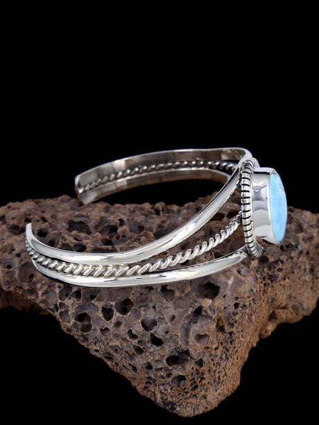 Native American Jewelry Golden Hill Turquoise Cuff Bracelet - PuebloDirect.com