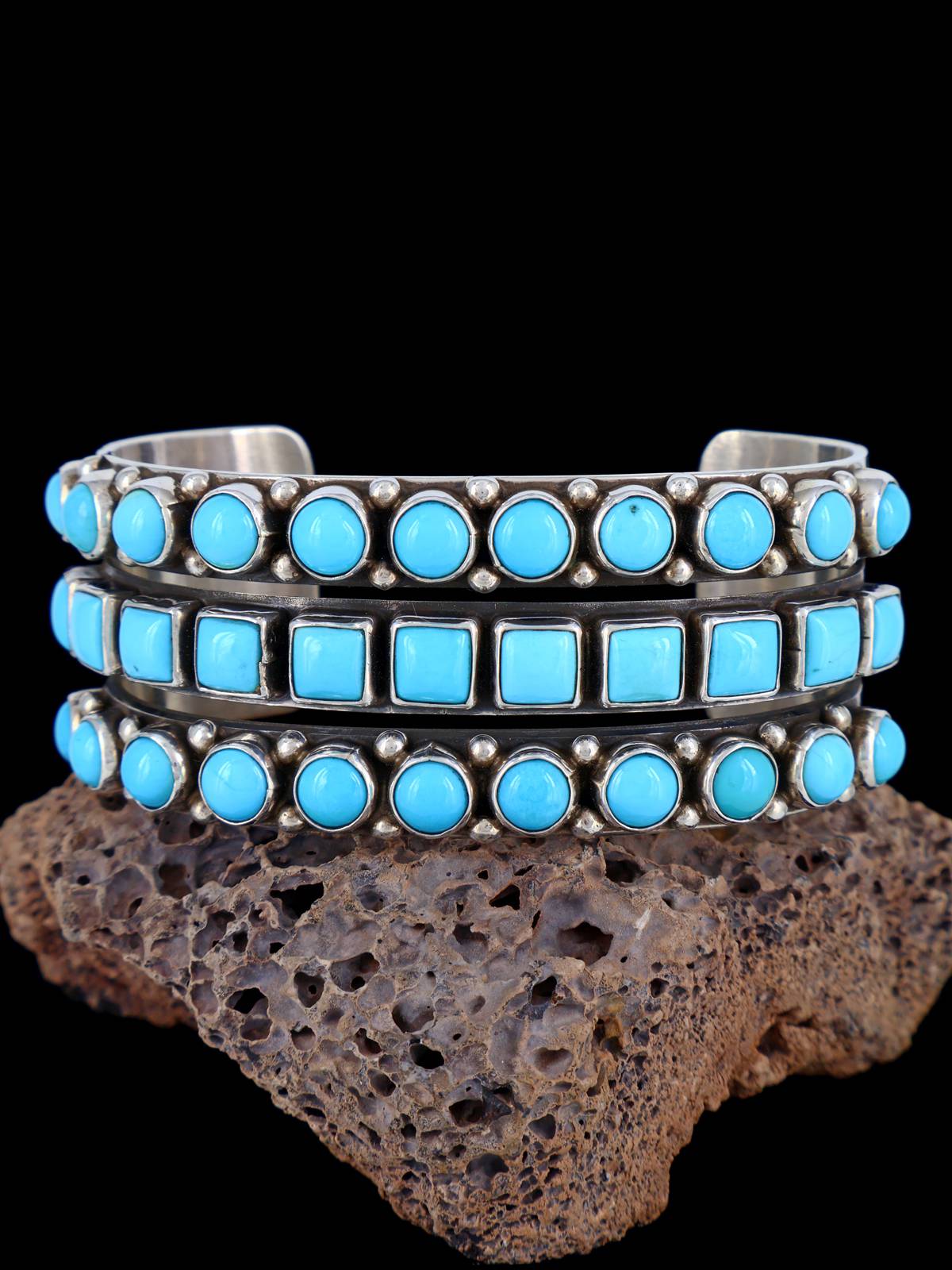 Native American Jewelry Sleeping Beauty Turquoise Cuff Bracelet