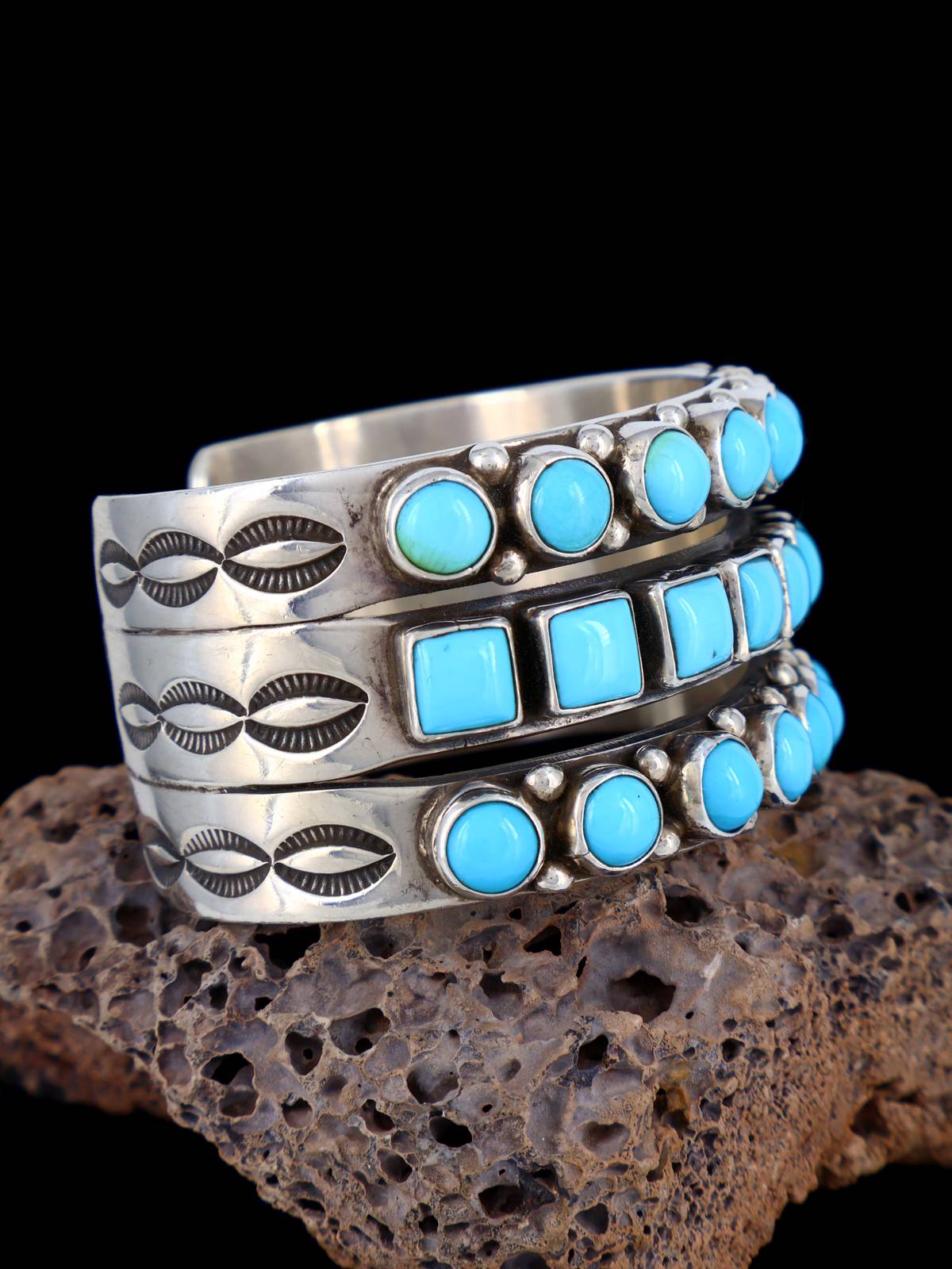 Native American Jewelry Sleeping Beauty Turquoise Cuff Bracelet