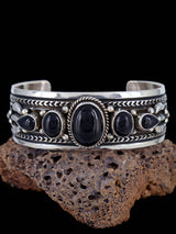 Bracelet manchette amérindien en argent sterling Golden Hill Turquoise
