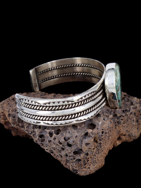 Native American Jewelry Cripple Creek Turquoise Cuff Bracelet